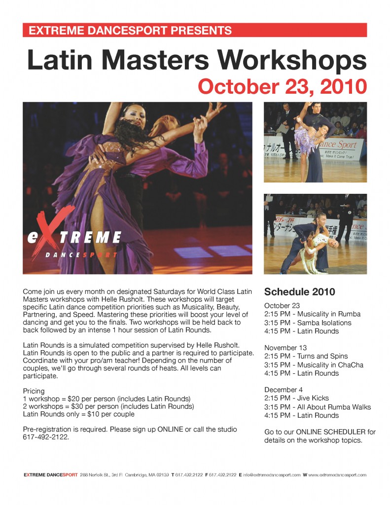 Latin Masters Workshops