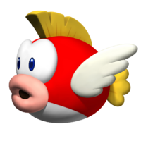 Flying fish from Mario