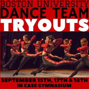 Boston University Dance Team TryOuts 2016