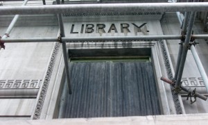 Shutting todays children out ... a closed library in Hackney, London. Photograph: Garry Weaser for the Guardian