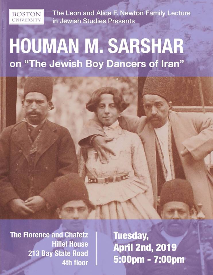 The event poster featured a Qajar photograph which captured one of the boy dancers.