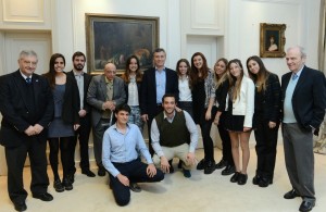 ITBA Kiri Team meets the Argentine President Mauricio Macri