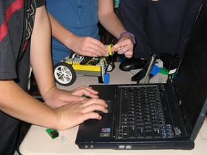 Laptops running Robolab Pilot