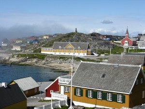Nuuk's historic old town