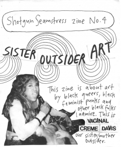 sister outsider art zine