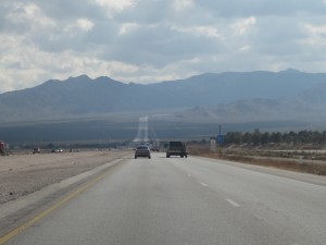 Interstate 15 Southbound: Pictureusque but Empty