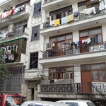 My classes at Hindi Guru were in the basement of this apartment building in Malviya Nagar.