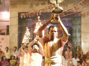 Puja ceremony in Varanasi