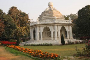 White marble mandir (temple) in Ranchi dedicated to my guru 