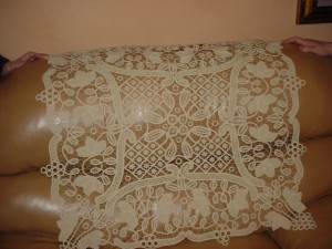 Same pattern, finished, as the one shown above on paper.