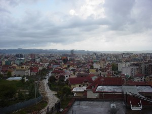 The valley of matchboxes that has become Tirana
