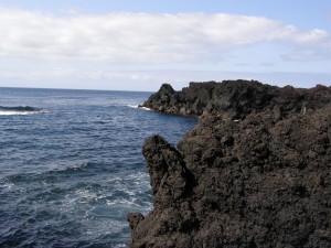 The rocks of Ponta des Caetanos