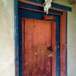 traditional bhutanese home entrance