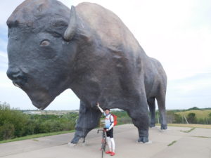 Jamestown has the worlds largest buffalo statue and that is no bull