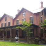 At President Rutherford Hayes home