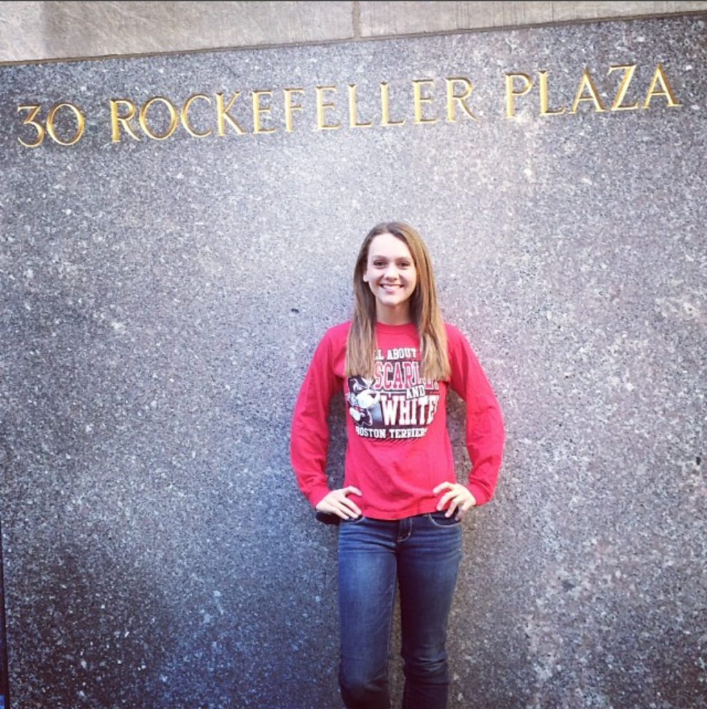  Me on September 13th, 2013— right after I got my acceptance—in front of the building I will be interning at in 2 weeks.