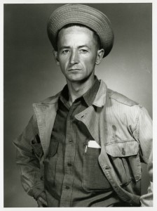 Woody Guthrie in United States Army uniform, 1945. Courtesy of the Woody Guthrie Archives © Woody Guthrie Publications, Inc
