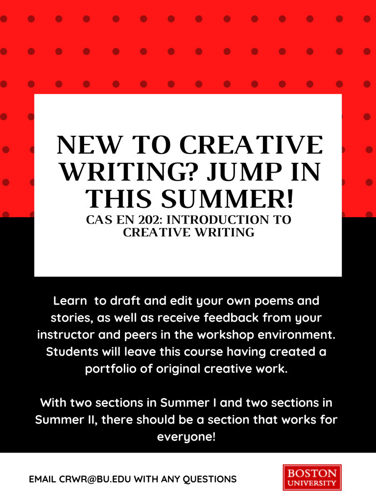 brown university creative writing summer program