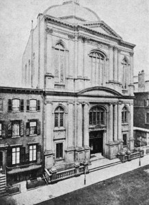 Shearith Israel's Nineteenth Street Synagogue 1860-1897