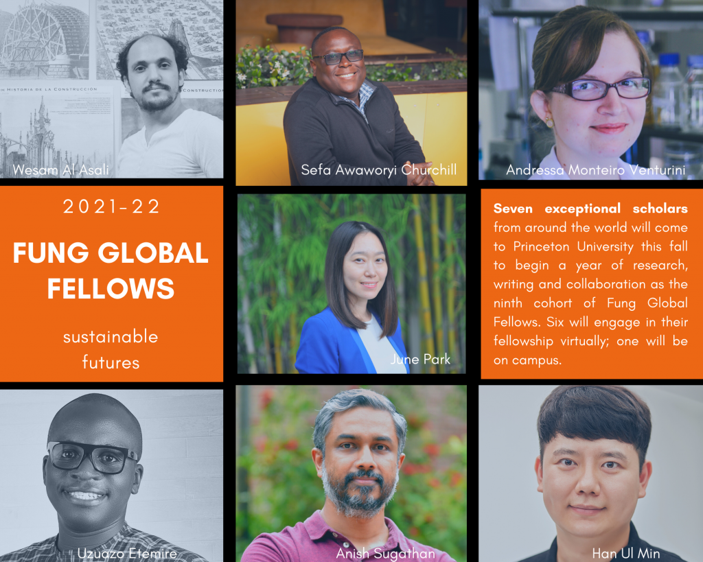 [FELLOWSHIP] 202122 Fung Global Fellows cohort announced at Princeton