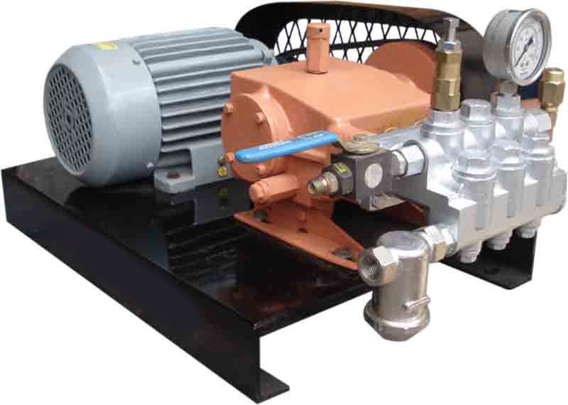 How do you check pressure in a hydraulic pump