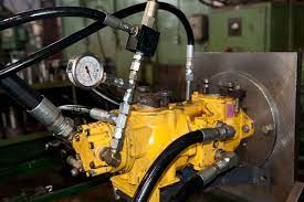 How do you maintain a hydraulic pump