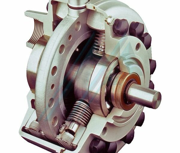 What is a radial hydraulic pump?