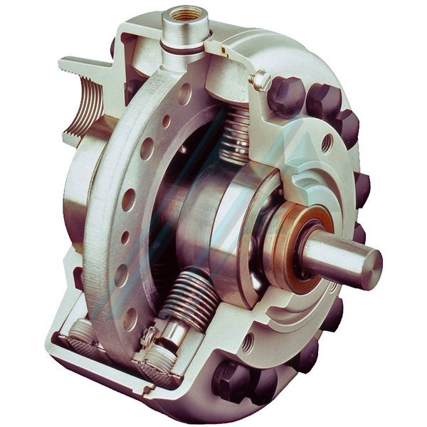 What is a radial hydraulic pump