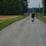 Pedaling down the road in Ohio